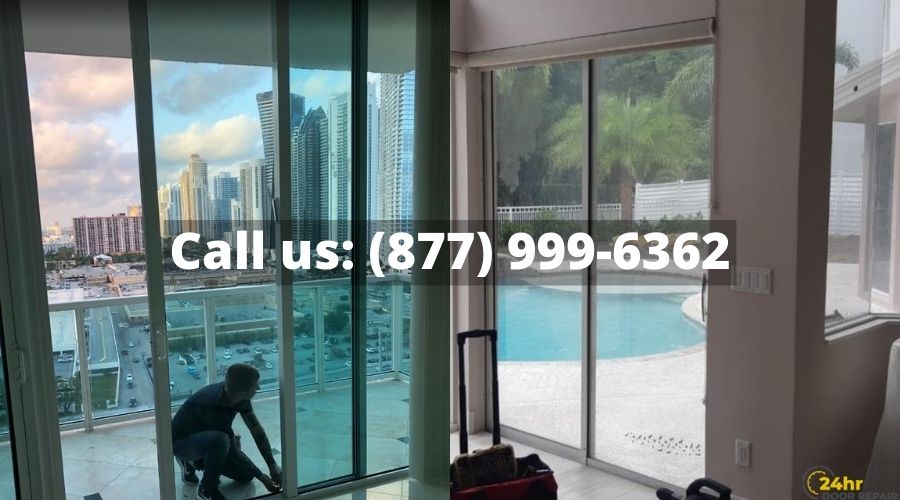 Sliding door repair in Winter Park